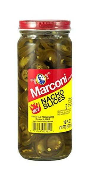 Marconi Nacho Jalapeno Slices 16 OZ. (3 Pack)