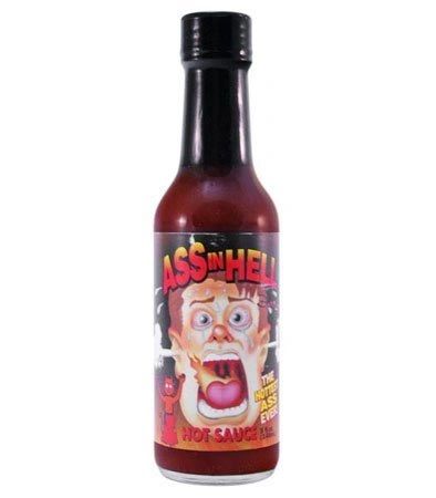 Ass In Hell (The Hottest Ass Ever) Hot Sauce 5 oz. (3 Pack)