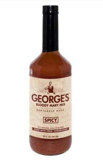 George's Bloody Mary Mix - Spicy 32 OZ. (2 PACK)