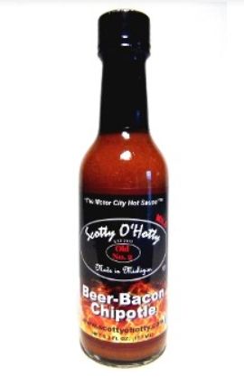Scotty O'Hotty Beer-Bacon Chipotle Hot Sauce 5 OZ.
