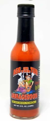 Ass In The Tub – Armageddon The Hot Sauce To End All! 5 OZ. (3 Pack)