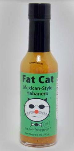 Fat Cat Mexican Style Habanero Hot Sauce 5 OZ. (3 PACK)