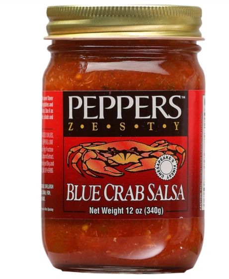Peppers Blue Crab Zesty Salsa 12 OZ. (3 PACK)