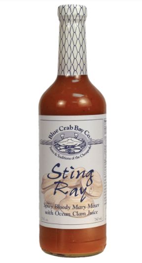 Sting Ray Spicy Bloody Mary Mixer With Ocean Clam Juice 32 OZ. (2 Pack)
