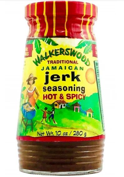 Walkerswood Hot & Spicy Traditional Jamaican Jerk Seasoning 10 OZ. (3 PACK)
