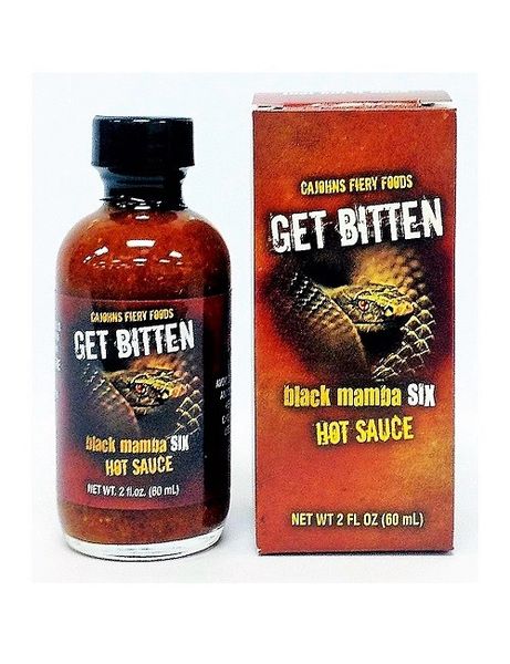 Black Mamba Six Get Bitten Hot Sauce 2 OZ.