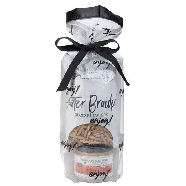 Terrapin Ridge Farms Grab & Go Giftset With Hatch Chile Bacon Ranch Dip & Braided Pretzel Twists