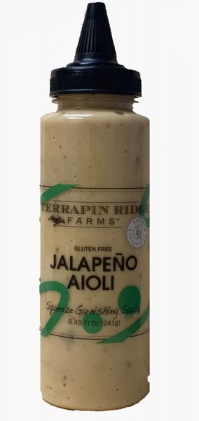 Terrapin Ridge Jalapeño Aioli Squeeze Garnishing Sauce 9 OZ.