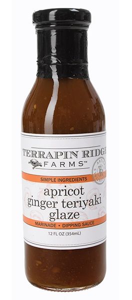 Terrapin Ridge Farms Apricot Ginger Teriyaki Glaze 12 OZ.