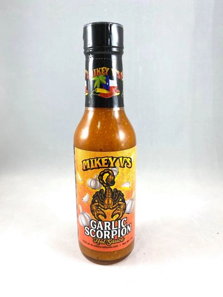 Mikey V's Garlic Scorpion Hot Sauce 5OZ.