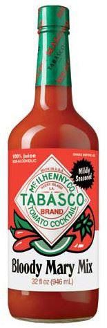 Tabasco Brand Mildly Seasoned Bloody Mary Mix 32OZ. - 2 PACK
