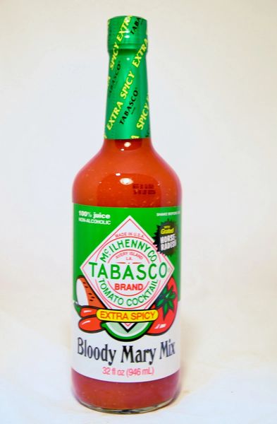 Tabasco Brand Extra Spicy With Grated Horseradish Bloody Mary Mix 32OZ. - 2 PACK