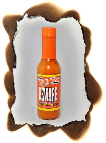 Marie Sharp's Beware Comatose Heat Level Habanero Pepper Sauce 5OZ.