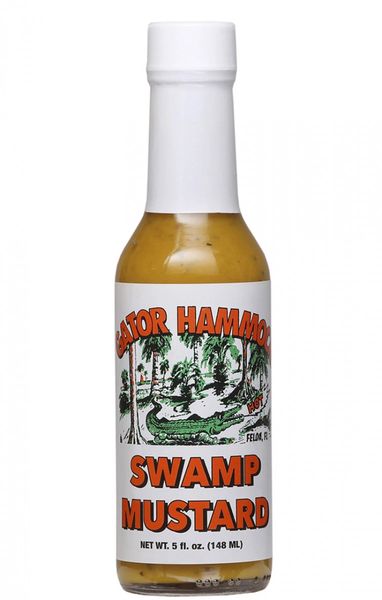 Gator Hammock Hot Swamp Mustard Hot Sauce 5OZ.