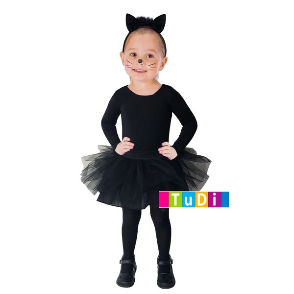 Disfraz Gatita Negra Kitty Halloween - Modelo Niña 003