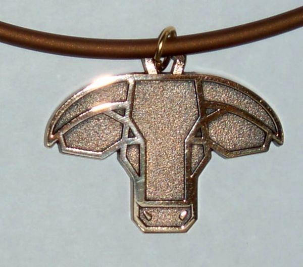 Santa Gertrudis Bronze Pendant