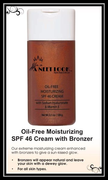 Oil-Free Moisturizing SPF 46 Creme with Bronzer - Trial Size