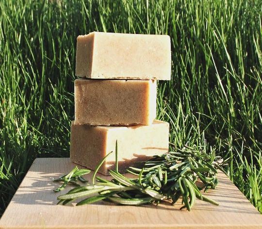 All Natural Rosemary Peppermint and Sage Bar Soap