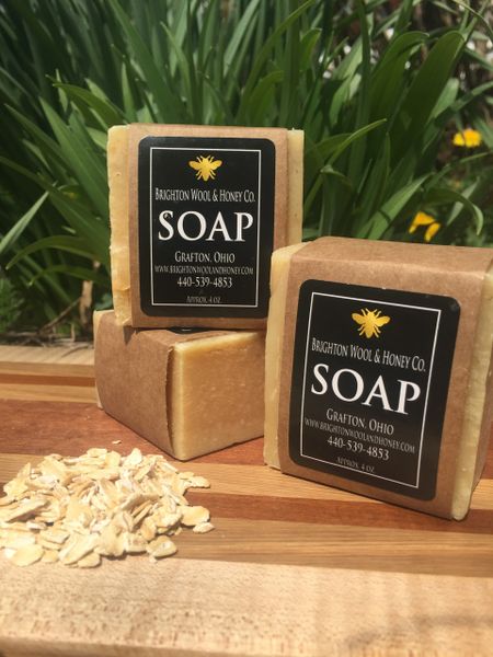 All Natural Oatmeal Lemongrass Bar Soap - BACK IN STOCK SOON!