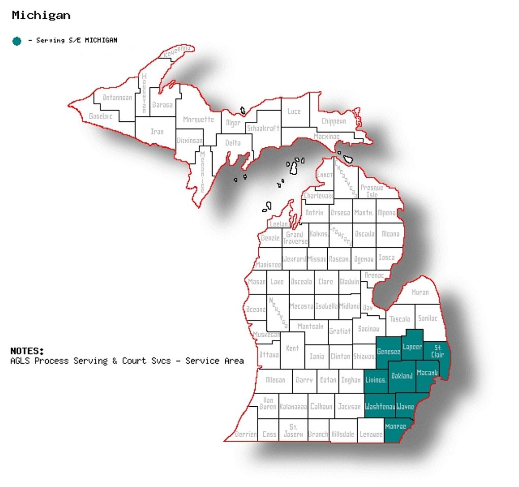 Process Serving Michigan Civil Process Servers MI AGLS Process