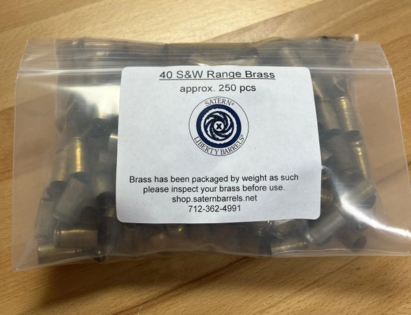 40 S&W Range Brass