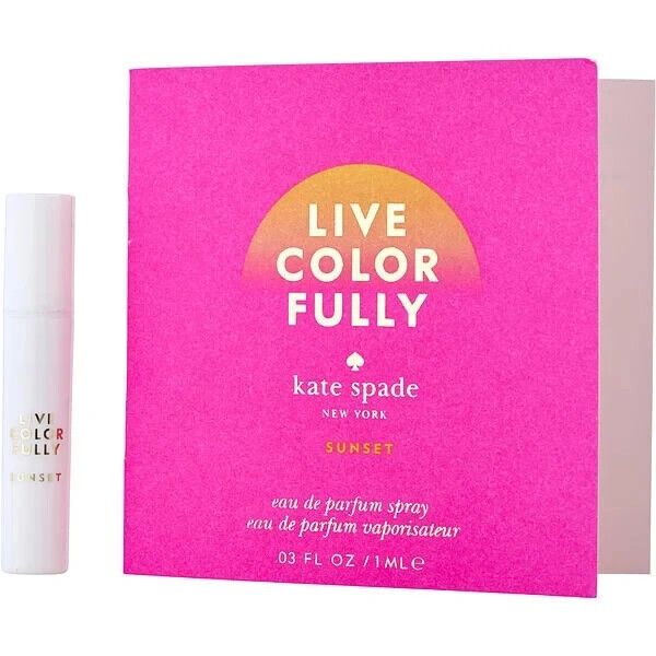 Kate Spade Live Colorfully Sunset 1ML Sample Vial Spray Women s