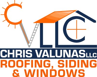 picture of Chris Valunas LLC roofing, siding, and windows logo