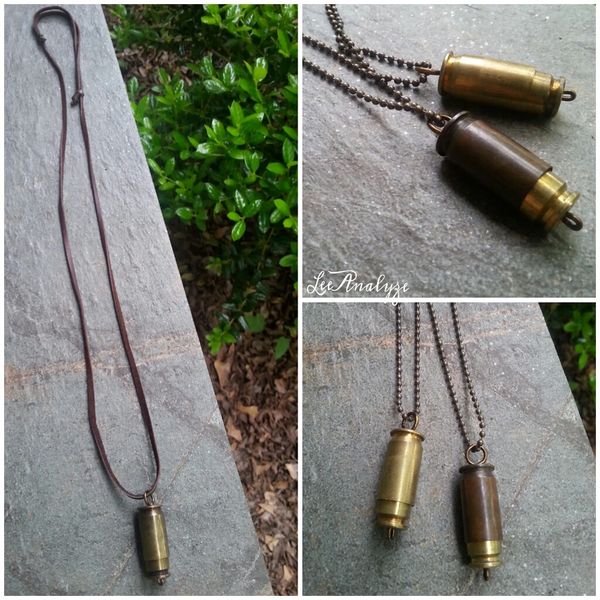 DIY Bullet Shell Casing Necklace