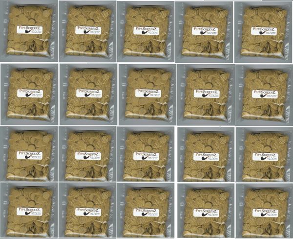 20,000 Count 3/4" (0.750") Brass pipe Screens