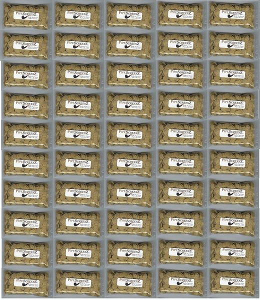 50,000 Count 1/2" (0.500") Brass pipe Screens