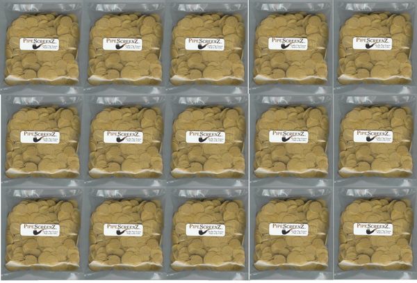 15,000 Count 13/16" (0.812") Brass pipe Screens