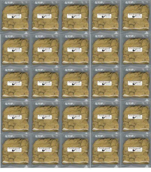 25,000 Count 13/16" (0.812") Brass pipe Screens