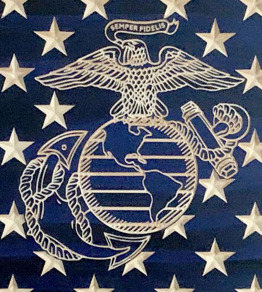 3x5 USA American Marines USMC Marine Corps EGA Eagle Globe Anchor Flag Knitted 