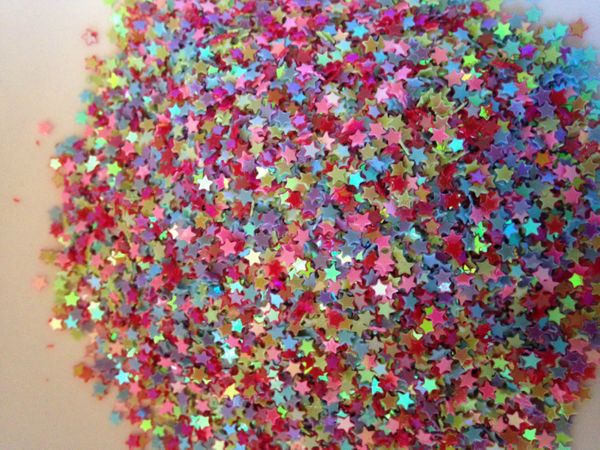 10g Tiny Star Confetti, sequin, Embellishment, Ideal for Card Making 3mm