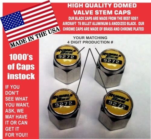 Dodge Ram Super Rumble Bee Valve Stem Caps - Nice Custom One Off Caps - Custom caps Take 2 Extra Days