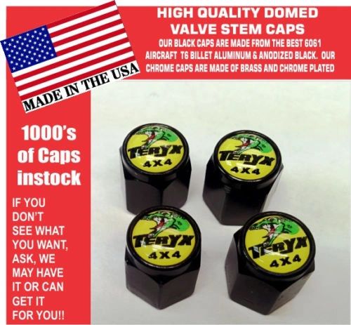 Billet Kawasaki Teryx UTV ATV 750 800 LE EPS EFI 4X4 Yellow Valve Stem Caps Mule