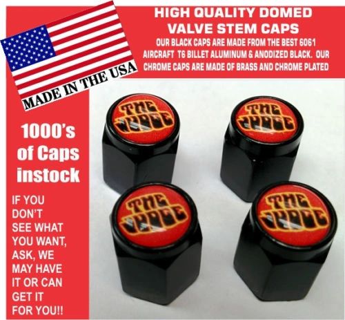 Billet Pontiac Goat GTO Judge 455 Ram Air Red Valve Stem Caps All Metal