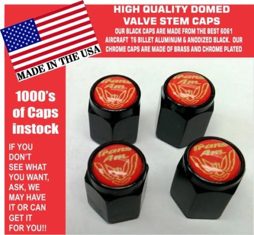 Billet Trans Am TransAm Formula Firebird Gold Red Valve Stem Caps Nice Unique