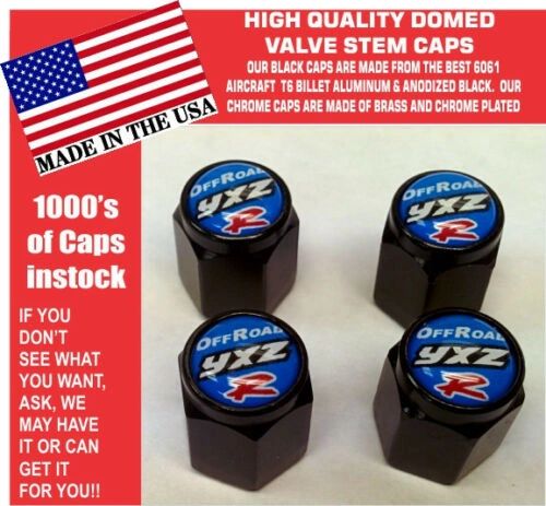 Billet Yamaha UTV ATV YXZ 1000 YXZ1000R SS Blue Turbo Valve Stem Caps Unique