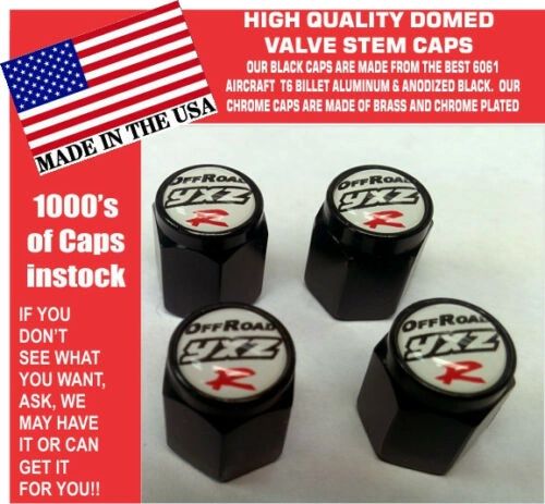 Billet Yamaha UTV ATV YXZ 1000 YXZ1000R SS white Turbo Valve Stem Caps Uniqu