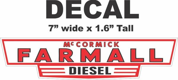 McCormick Farmall Diesel