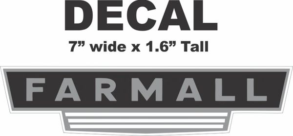 Farmall Decal