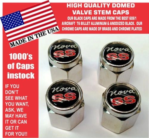 Chrome Chevrolet Chevy Nova SS 307 327 350 396 454 Black Valve Stem Cap Unique Chevrolet Chevy Malibu Chevelle SS Super Sport 396 454 Wht Valve Stem Cap