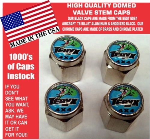 Chrome Kawasaki Teryx UTV ATV 750 800 LE EPS EFI 4X4 Blue Valve Stem Caps Mule