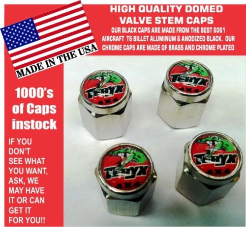 Chrome Kawasaki Teryx UTV ATV 750 800 LE EPS EFI 4X4 Red Valve Stem Caps Mule