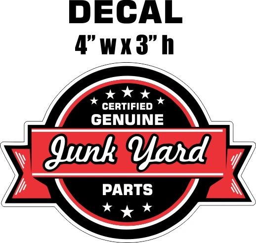 1 Genuine Junk Yard Parts