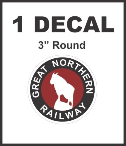 Great Northern Railway Railroad Line Rail Road Decal Diorama HO Scale - Nice