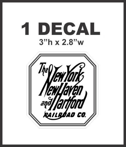 New York New Haven and Hartford Railroad Rail Road Lines Company Decal NICE