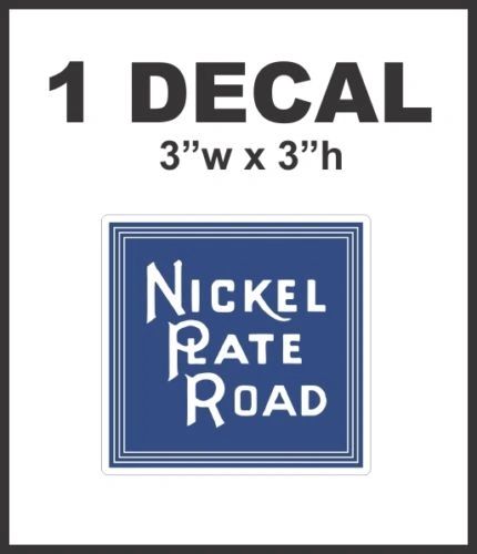 Nickel Plate Road Railways Railroad Rail Road Decal Diorama Lionel Train Nice