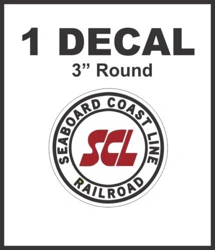 Seaboard Coast Line Railroad Rail Road Way Lines Company Decal NICE